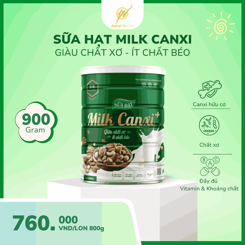 Sữa hạt Milk Canxi