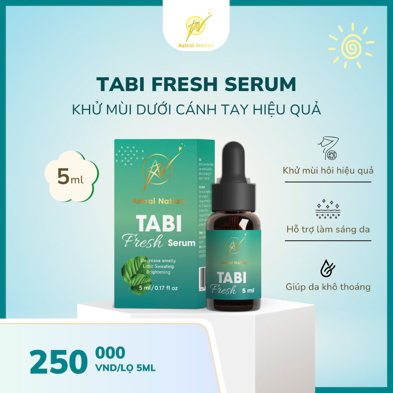Tabi Fresh Serum- hôi nách, hôi chân