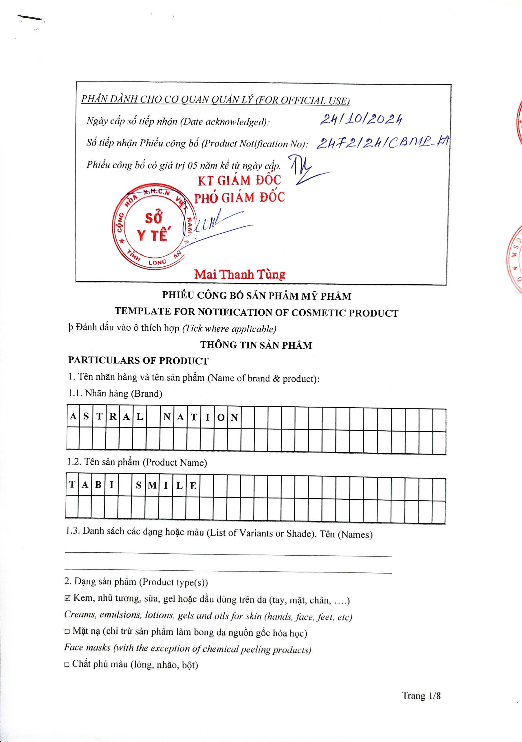 TABI SMILE- SERUM TRẮNG RĂNG