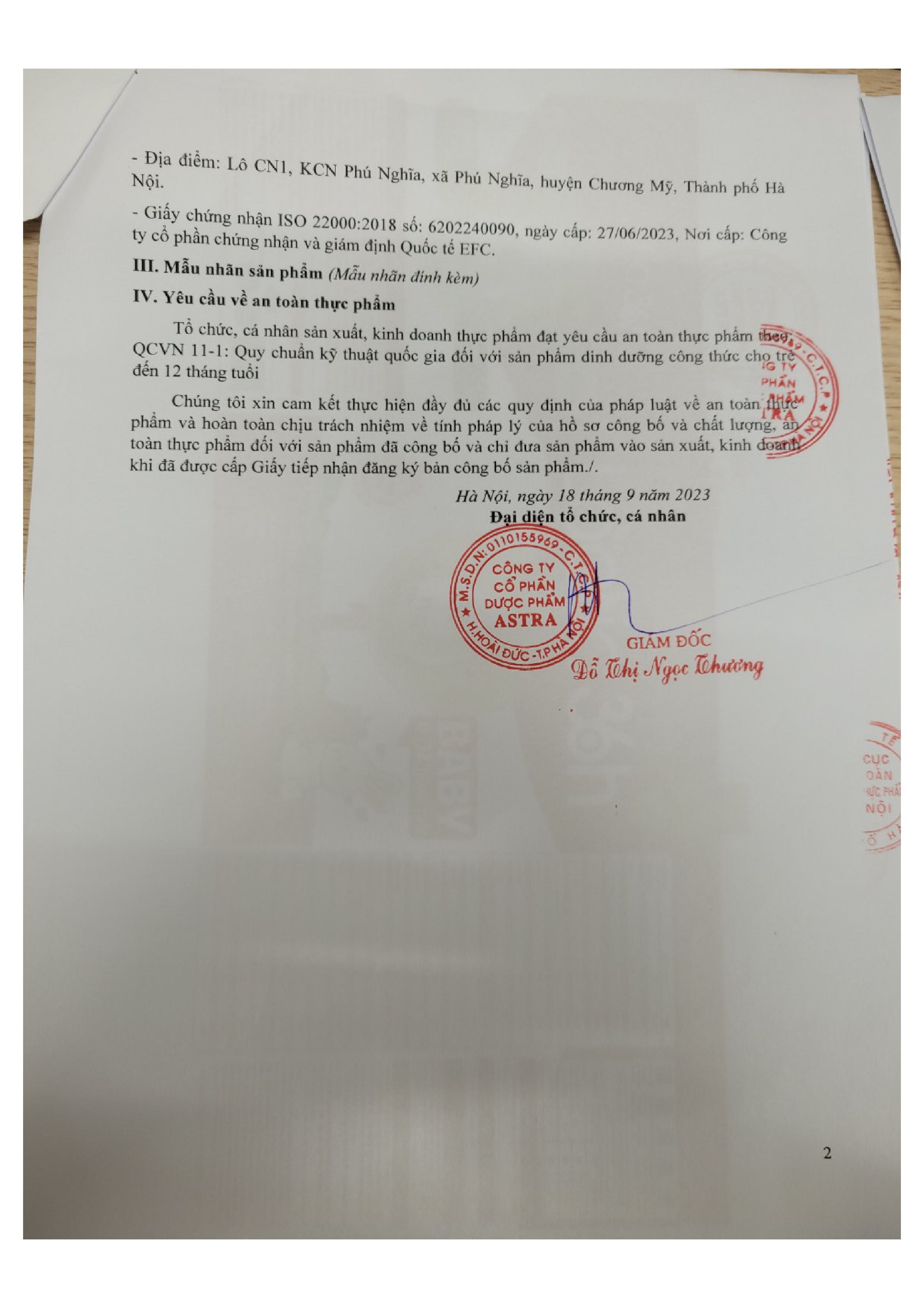 Sữa bột Lactic 36h Baby - từ 0 đến 12 tháng tuổi