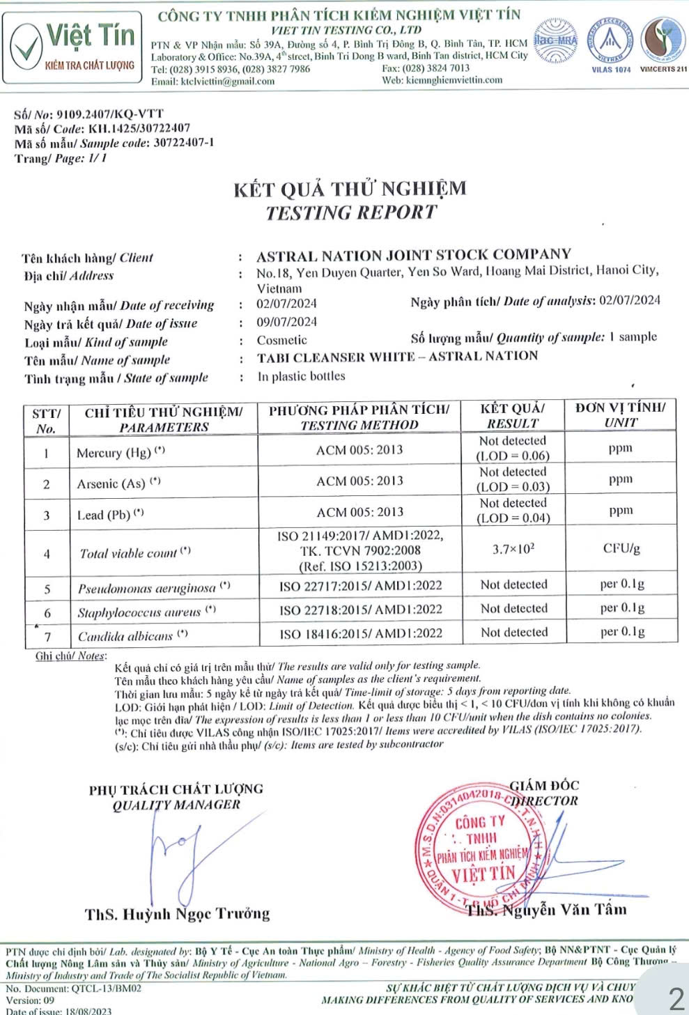 Tabi Cleanser White- bọt rửa mặt cao cấp