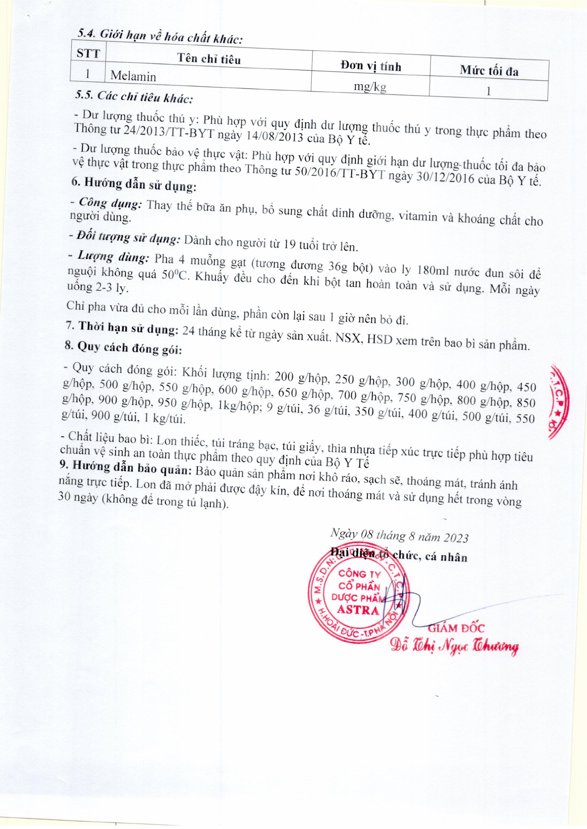 Sữa bột Lactic 36h Sure - Người sau ốm, sau phẫu thuật