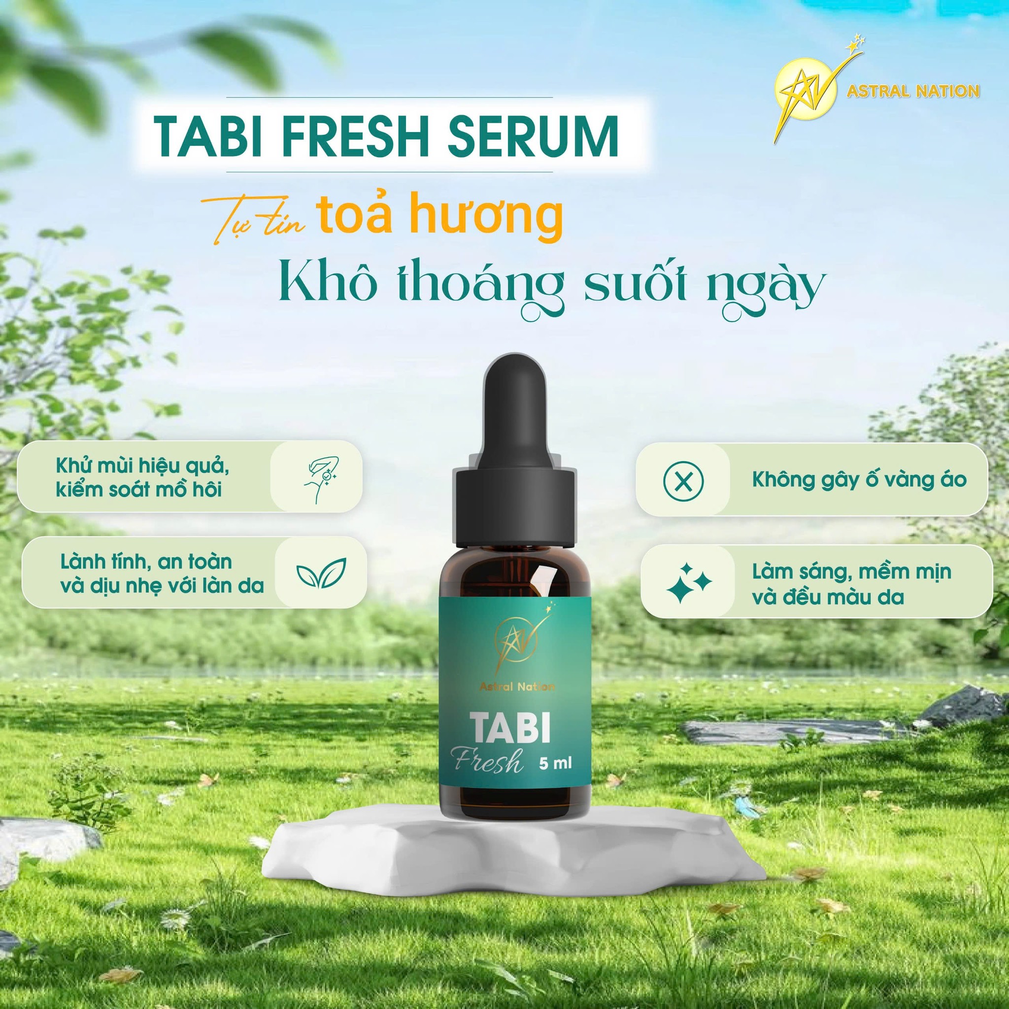 Tabi Fresh Serum- hôi nách, hôi chân