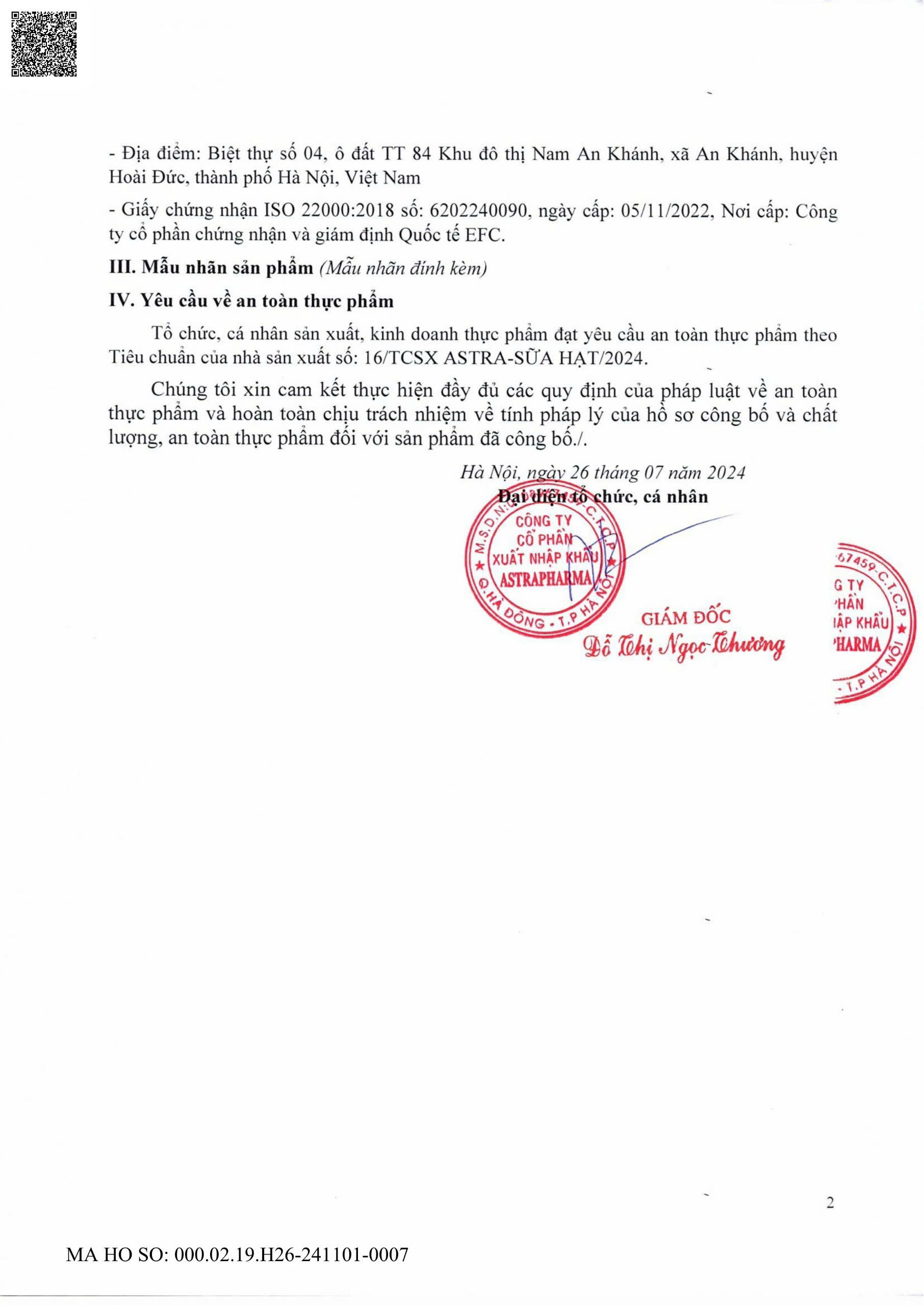 SỮA HẠT ASTRAMILK