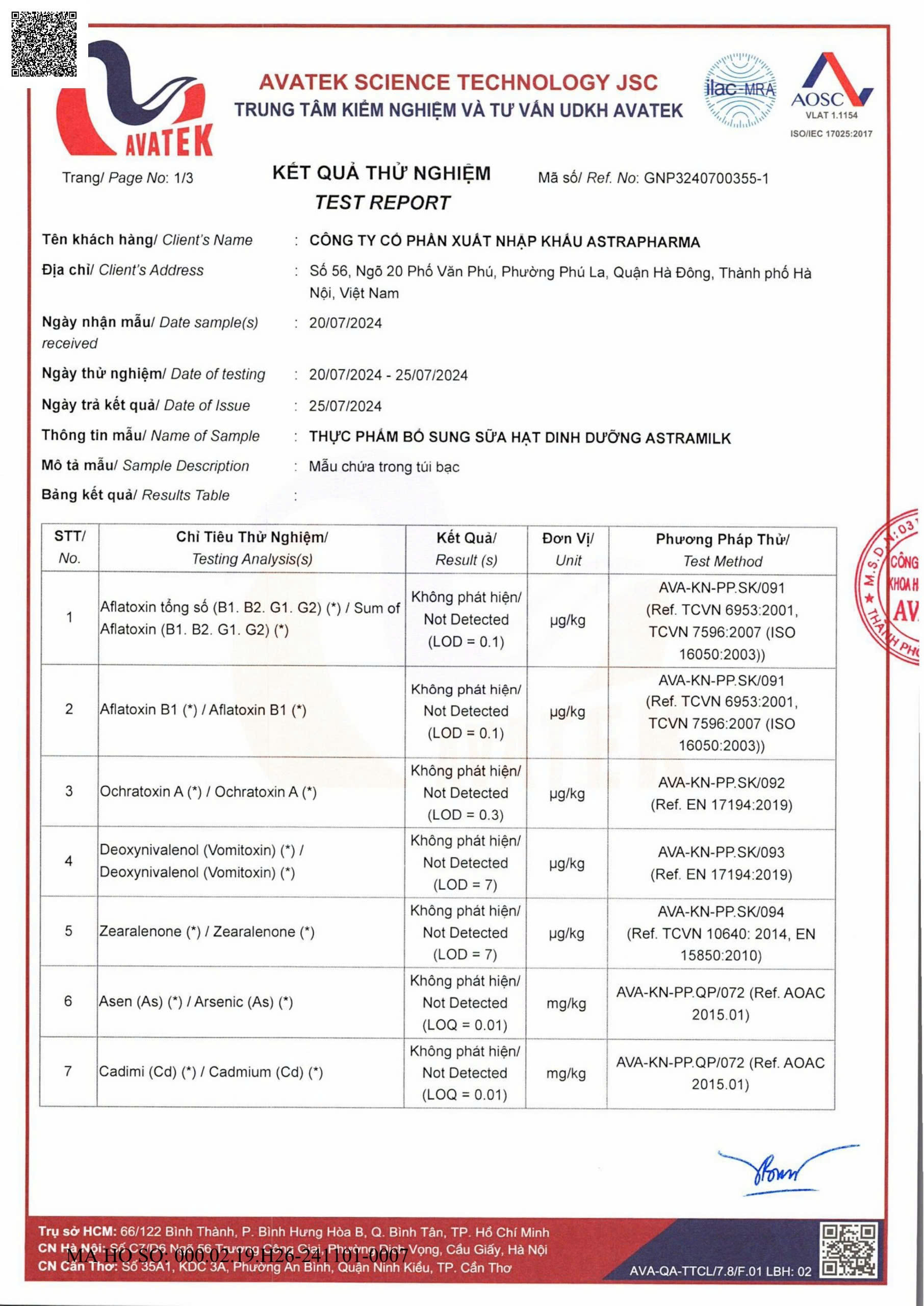 SỮA HẠT ASTRAMILK