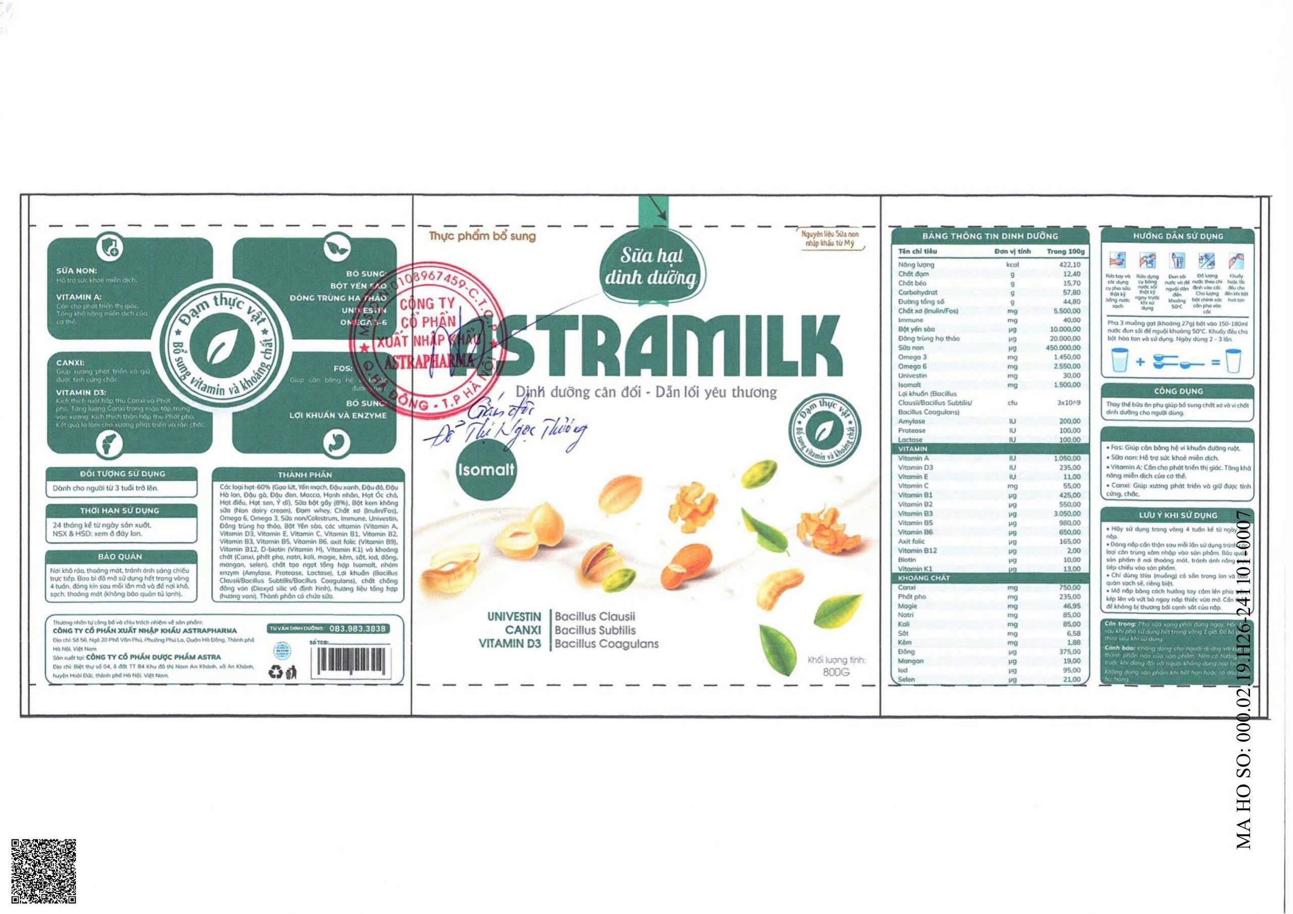 SỮA HẠT ASTRAMILK