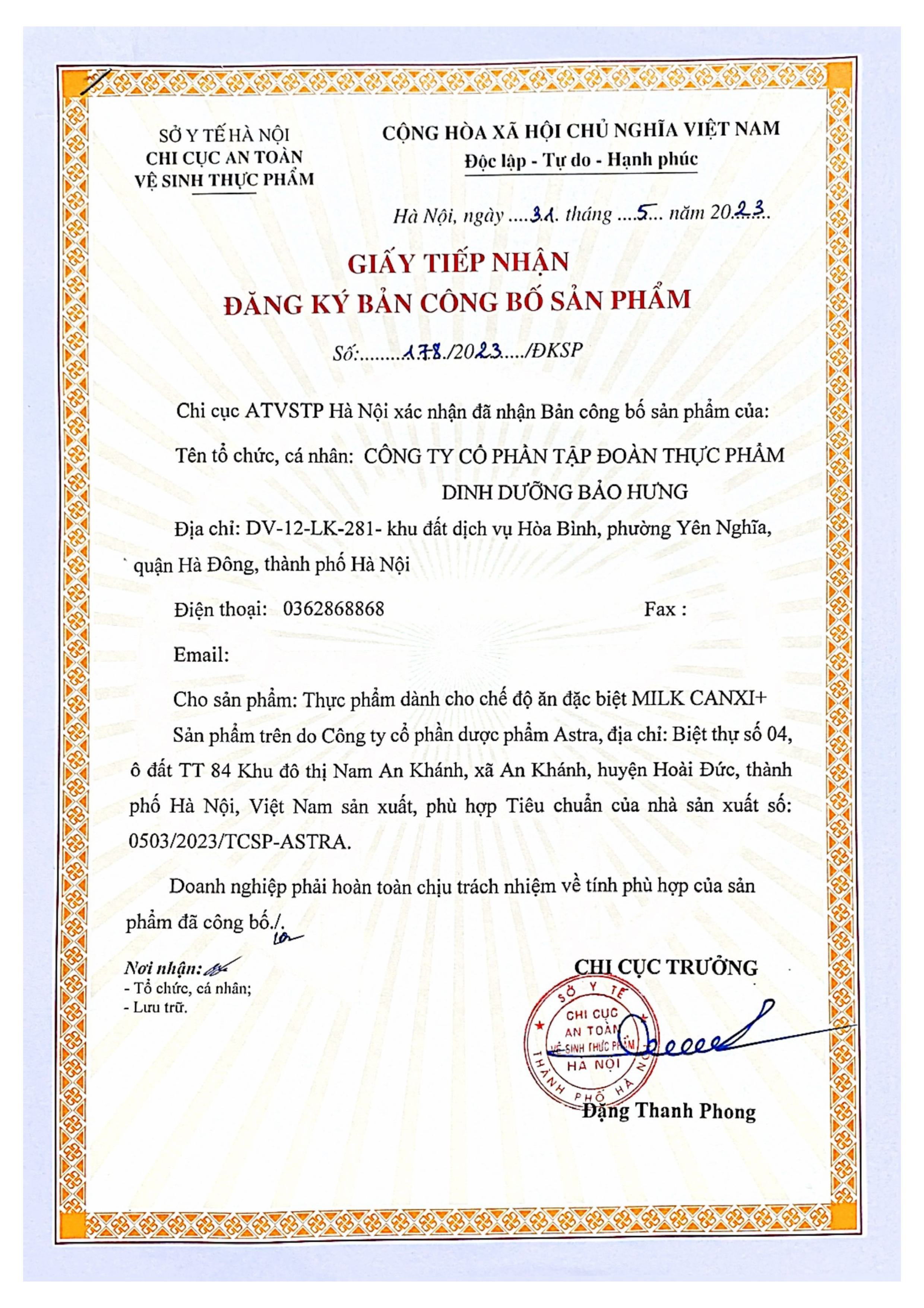 Sữa hạt Milk Canxi